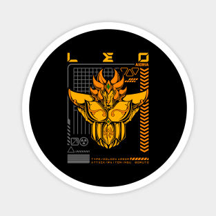 Leo Aiolia Saint Seiya Futuristic Armor Magnet